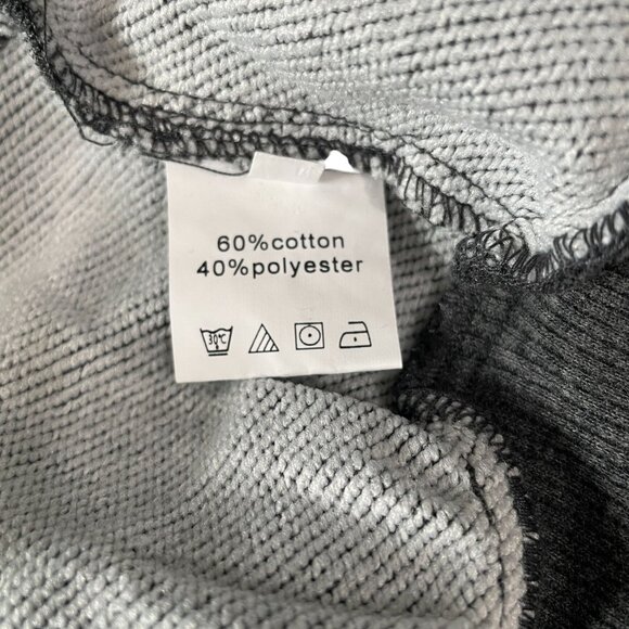 NWOT Unbranded Charcoal Lounge Set Cozy Minimalist Streetwear Athleisure Small - Picture 11 of 11